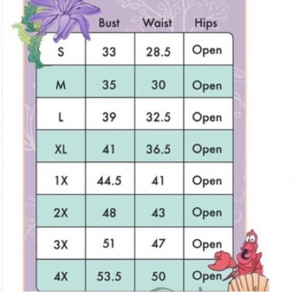 EUC Loungefly Little Mermaid Stitch shop dress - Picture 6 of 6